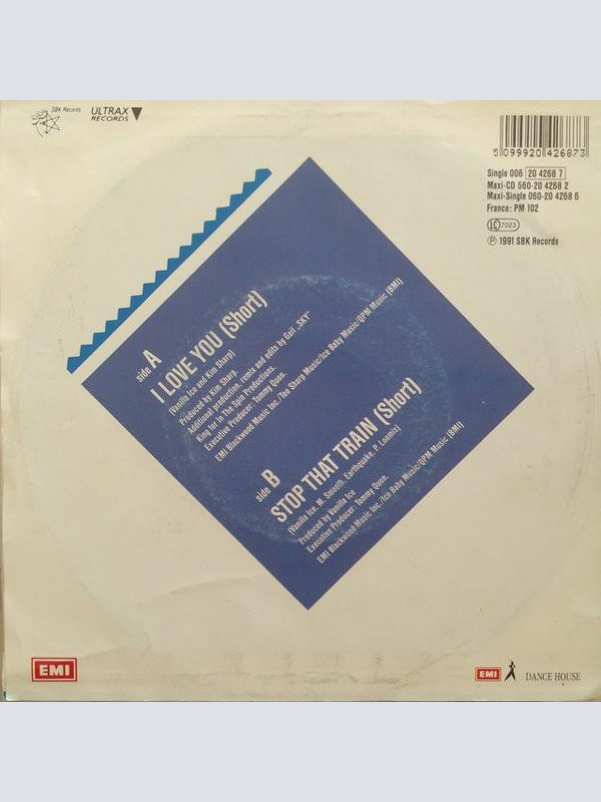 Vinyl / Vanilla Ice - I Love You