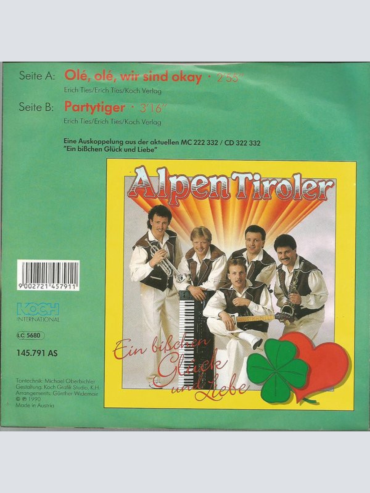 Vinyl / Alpen Tiroler - Olé, Olé, Wir Sind Okay