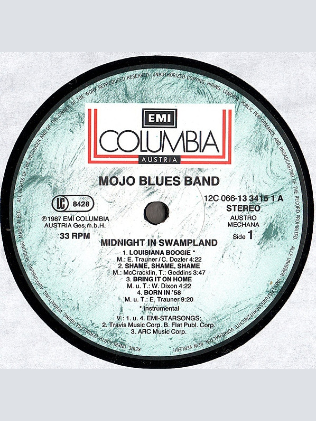 Vinyl / Mojo Blues Band - Midnight In Swampland