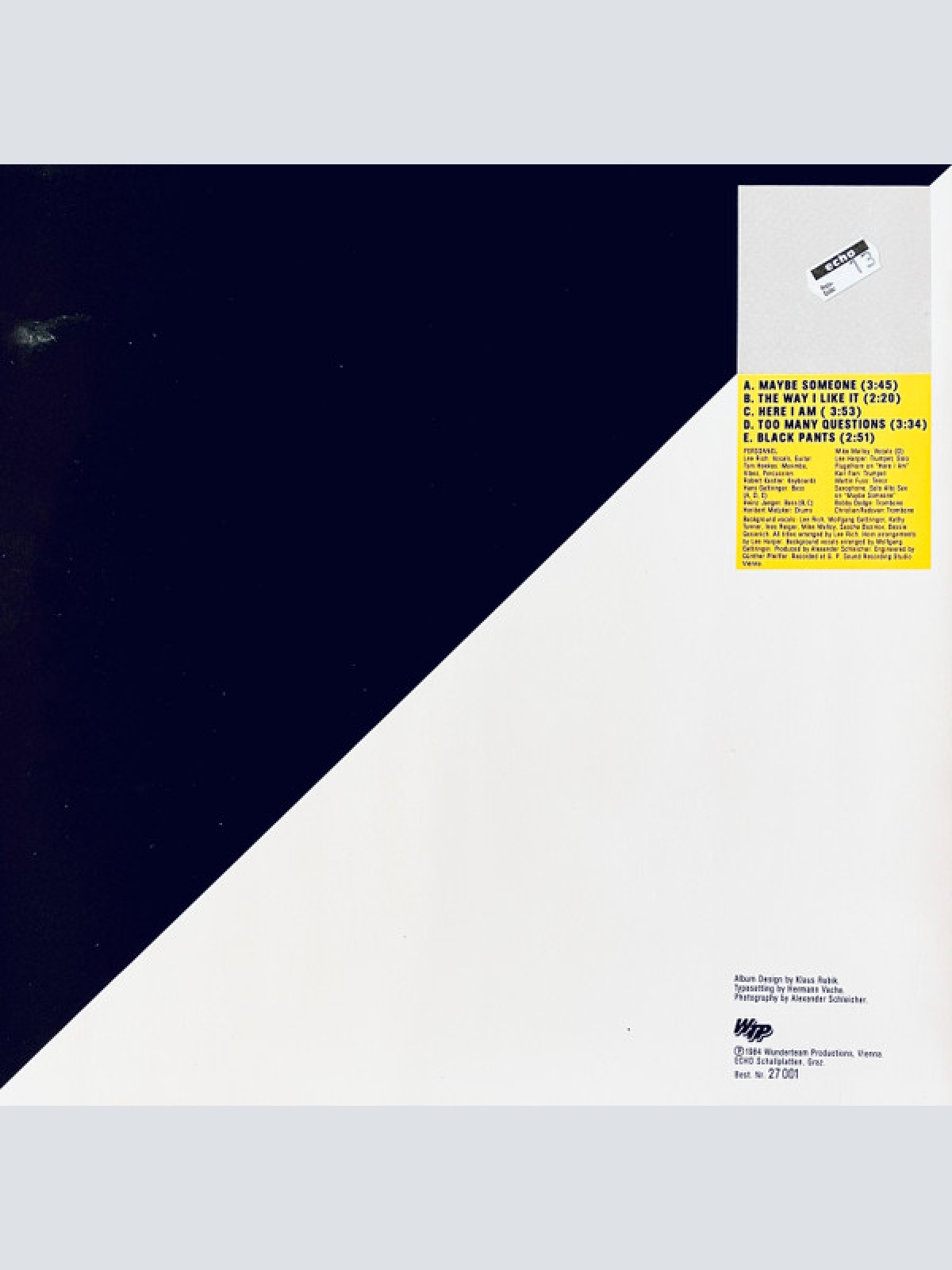 Vinyl / Lee Rich & Company - Here I Am