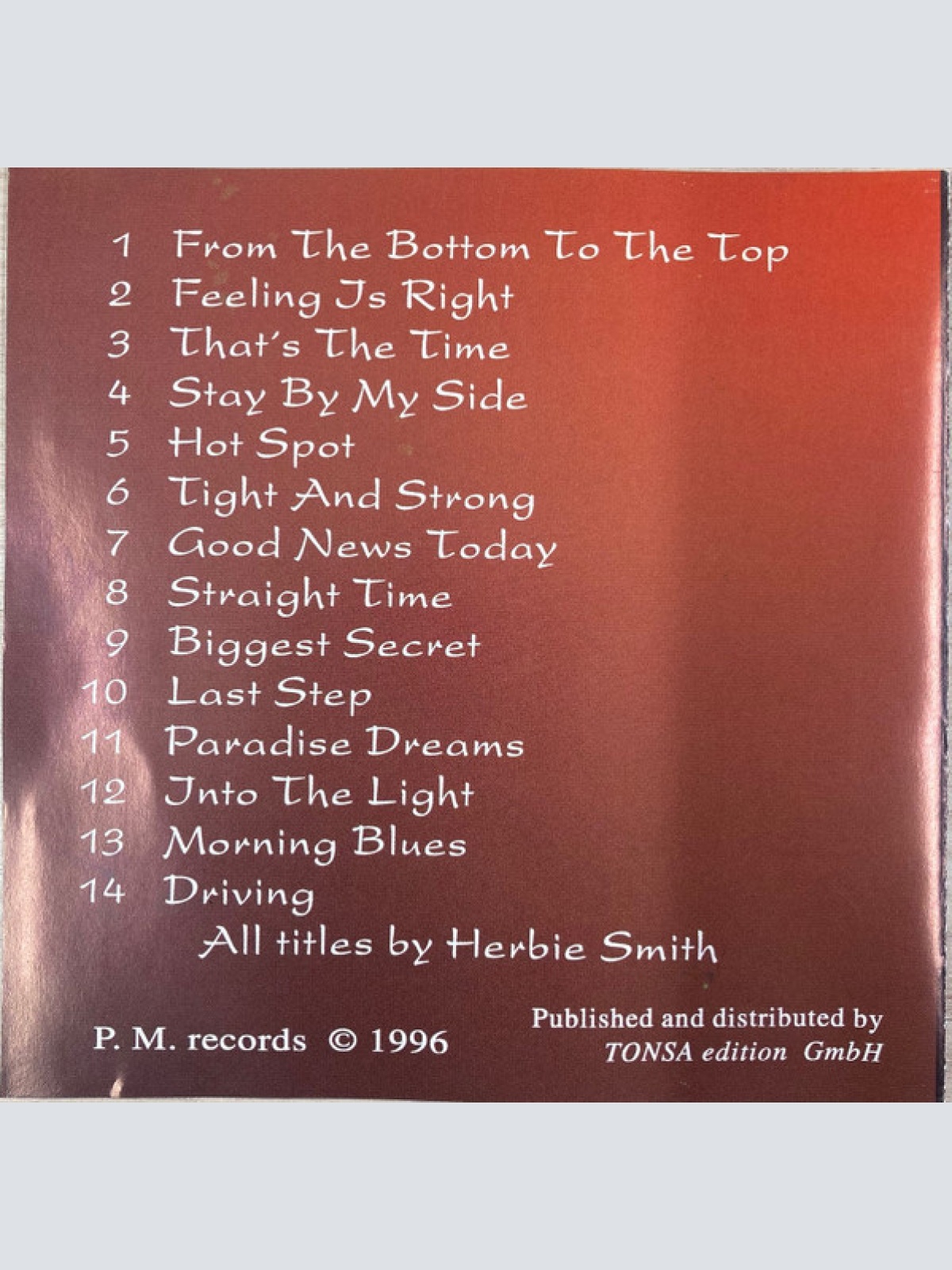 CD / Herbie Smith Department - Make Your Own Way