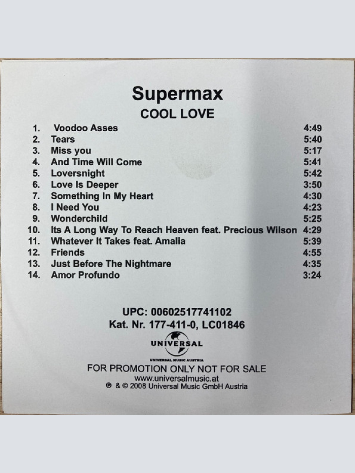 CD / Supermax - Cool Love ( 30th Anniversary Edition)