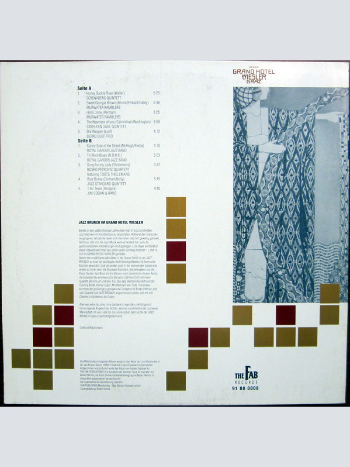 Vinyl / Various - Jazz Aus Dem Grand Hotel