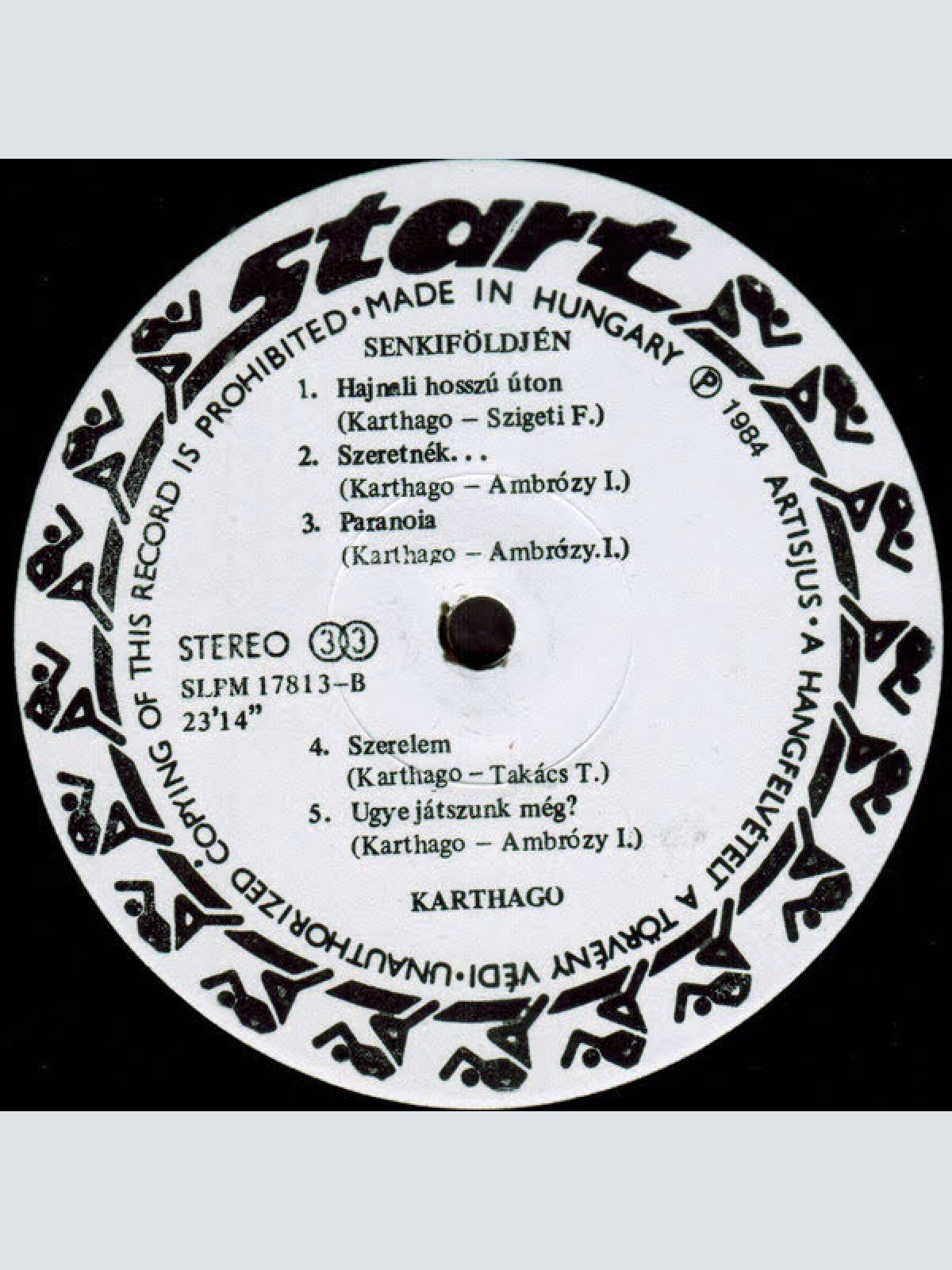 Vinyl / Karthago (2) - Senkiföldjén