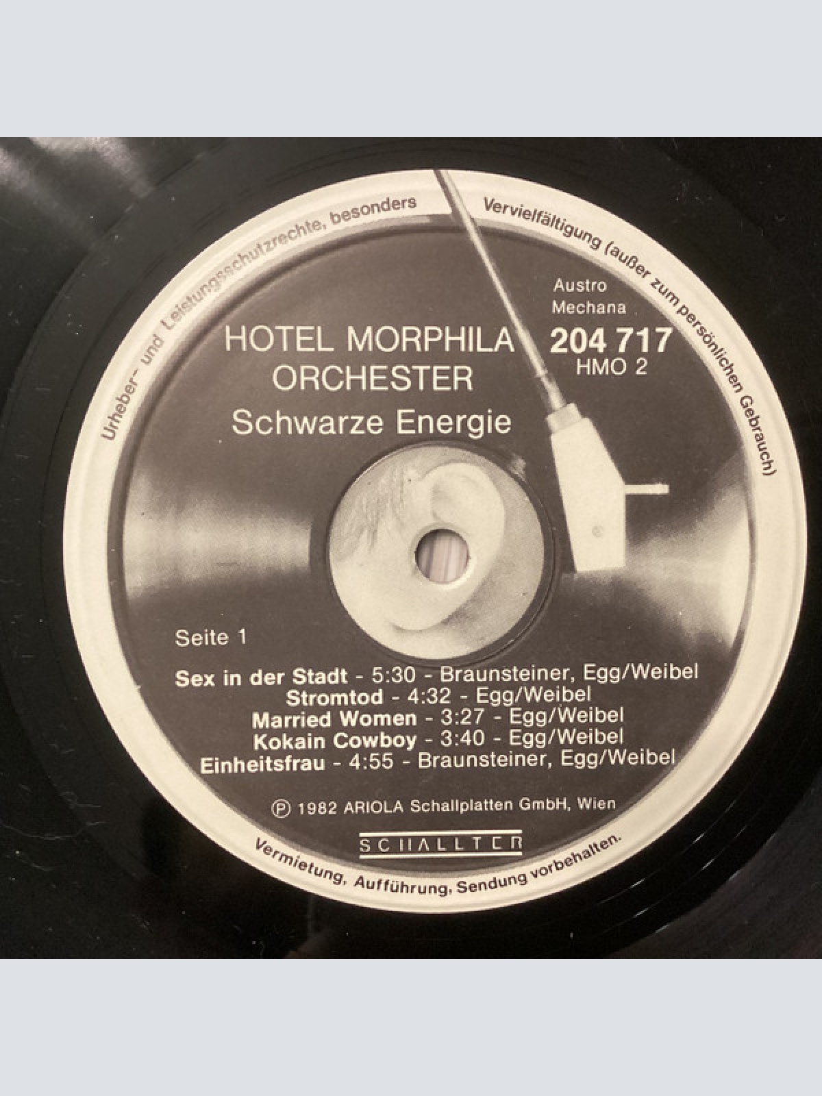 Vinyl / Hotel Morphila Orchester - Schwarze Energie