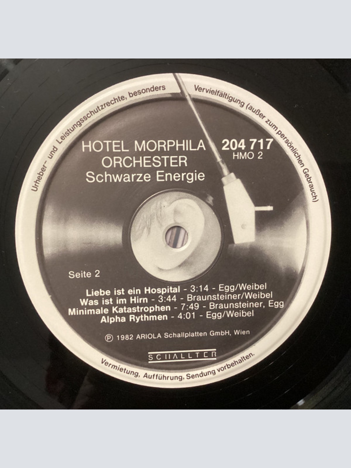 Vinyl / Hotel Morphila Orchester - Schwarze Energie