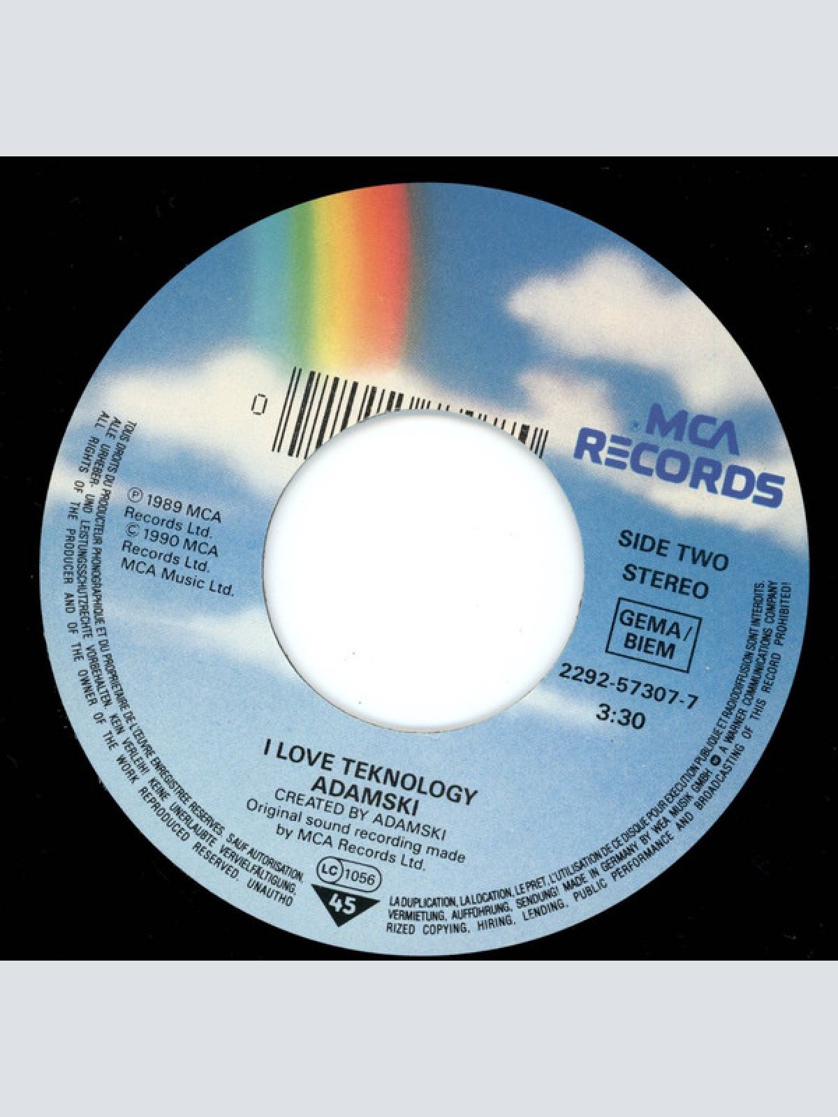 Vinyl / Adamski - N-R-G