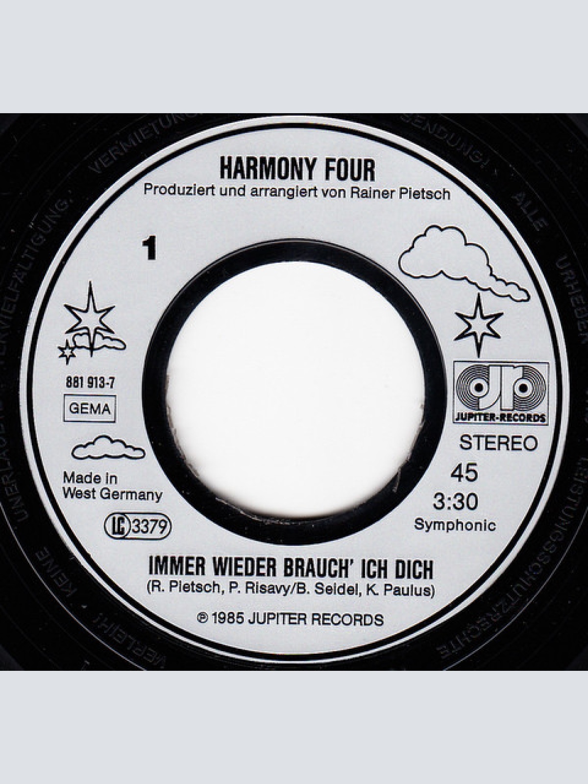 Vinyl / Harmony Four - Immer Wieder Brauch' Ich Dich