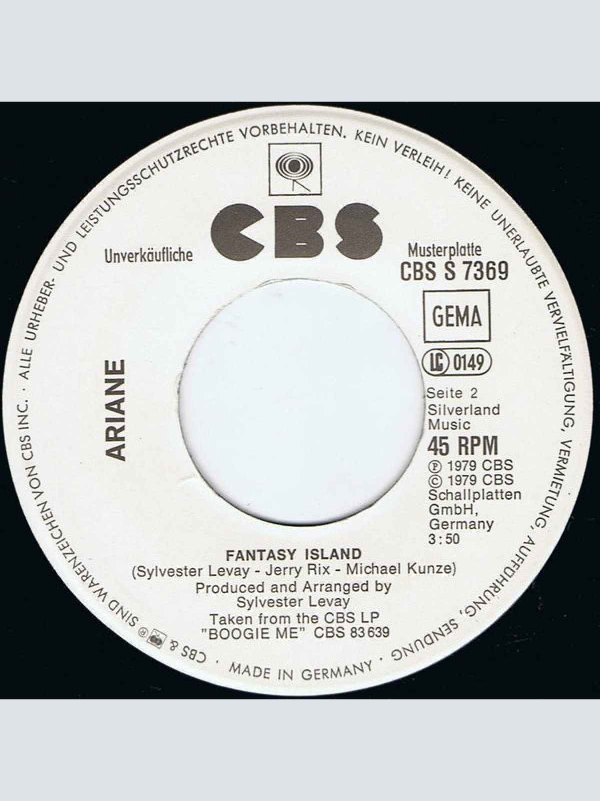 Vinyl / Ariane (7) - Boogie Me