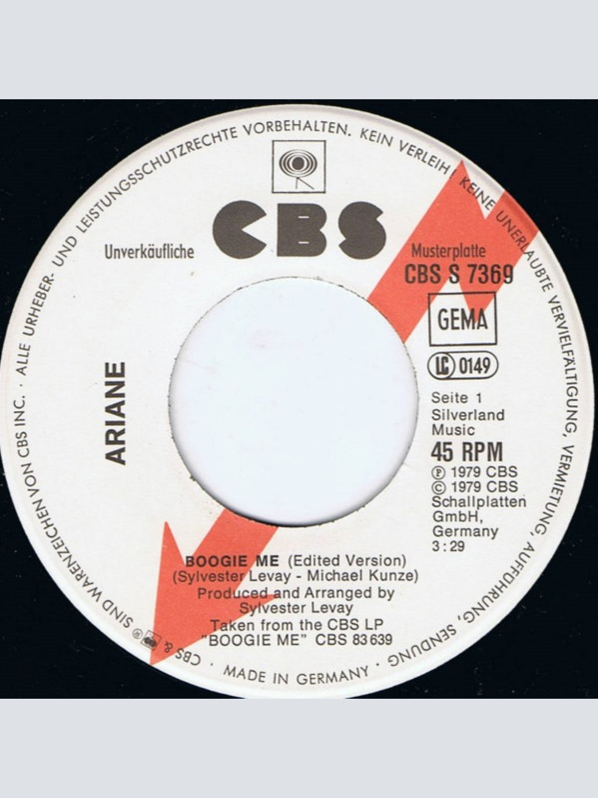 Vinyl / Ariane (7) - Boogie Me