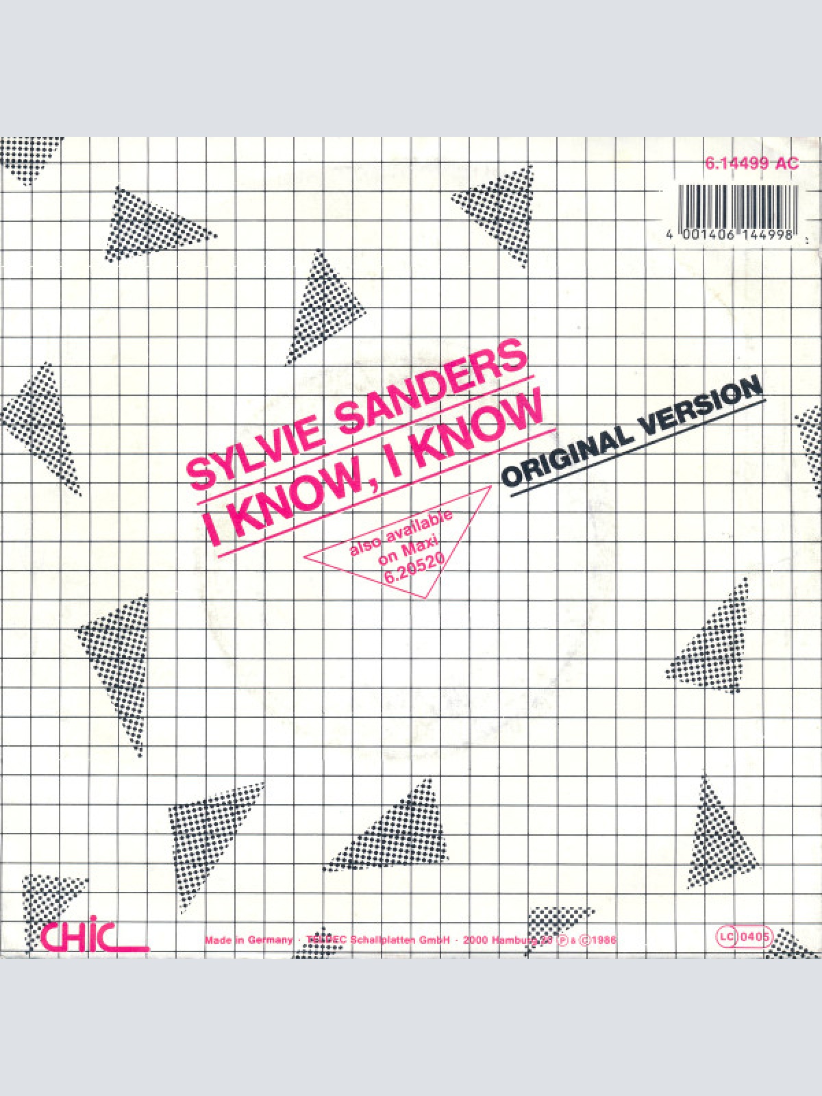 Vinyl / Sylvie Sanders - I Know, I Know