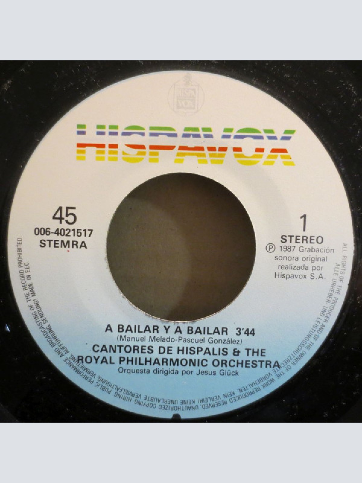 Vinyl / Cantores De Hispalis* & Royal Philharmonic Orchestra - A Bailar Y A Bailar