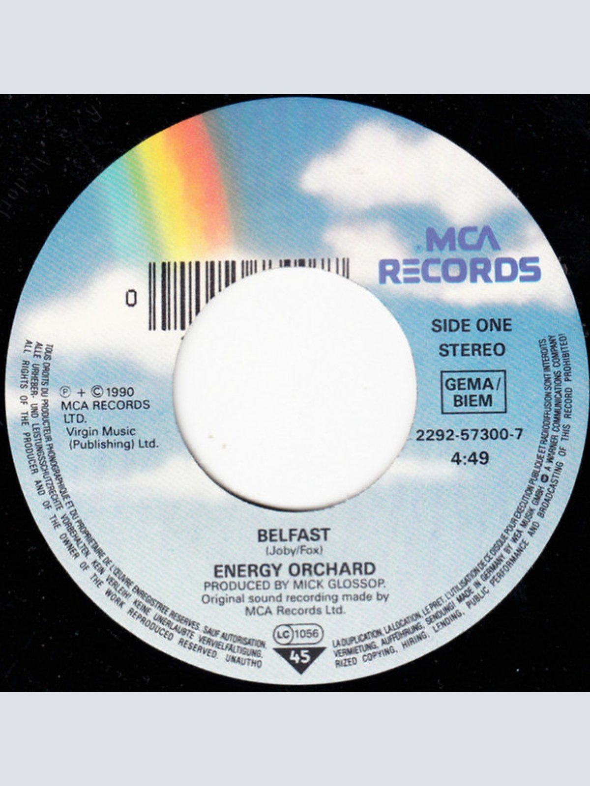 Vinyl / Energy Orchard - Belfast