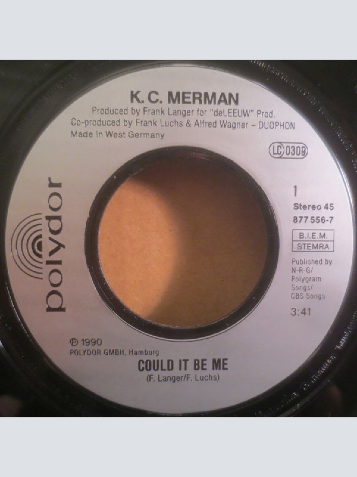 Vinyl / K.C. Merman* - Could It Be Me