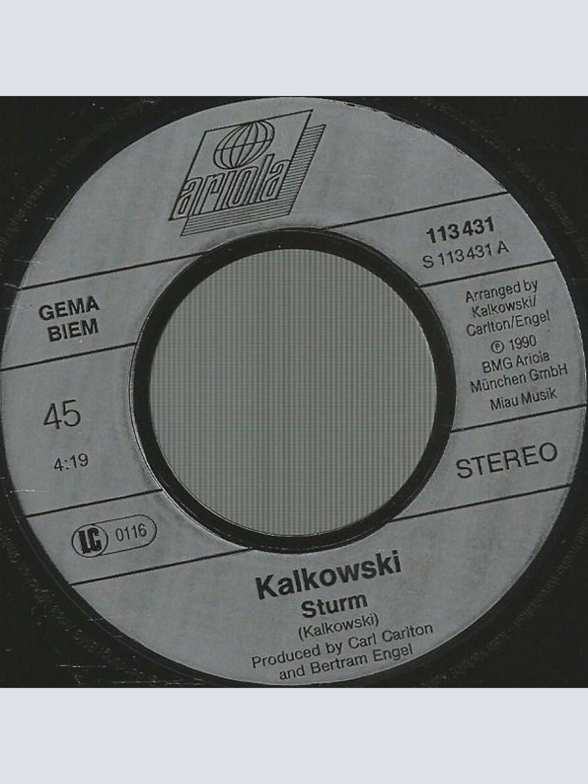 Vinyl / Kalkowski* - Sturm