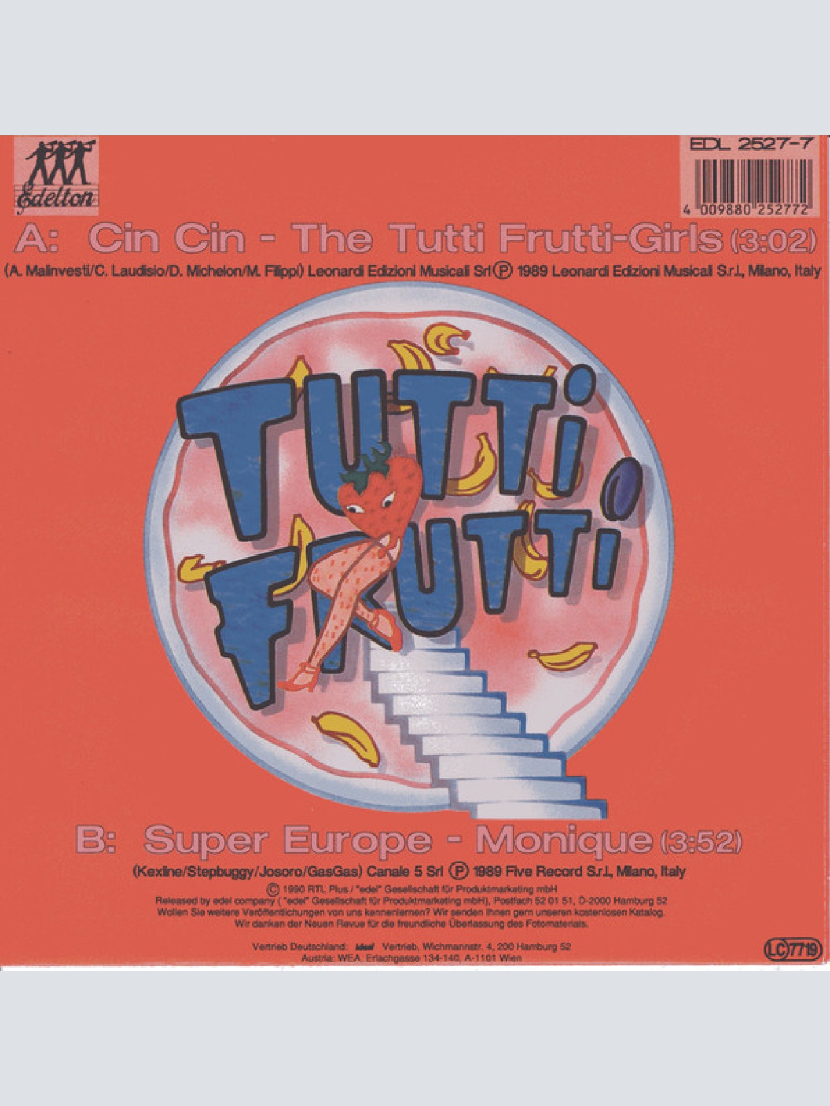 Vinyl / The Tutti Frutti-Girls - Cin Cin