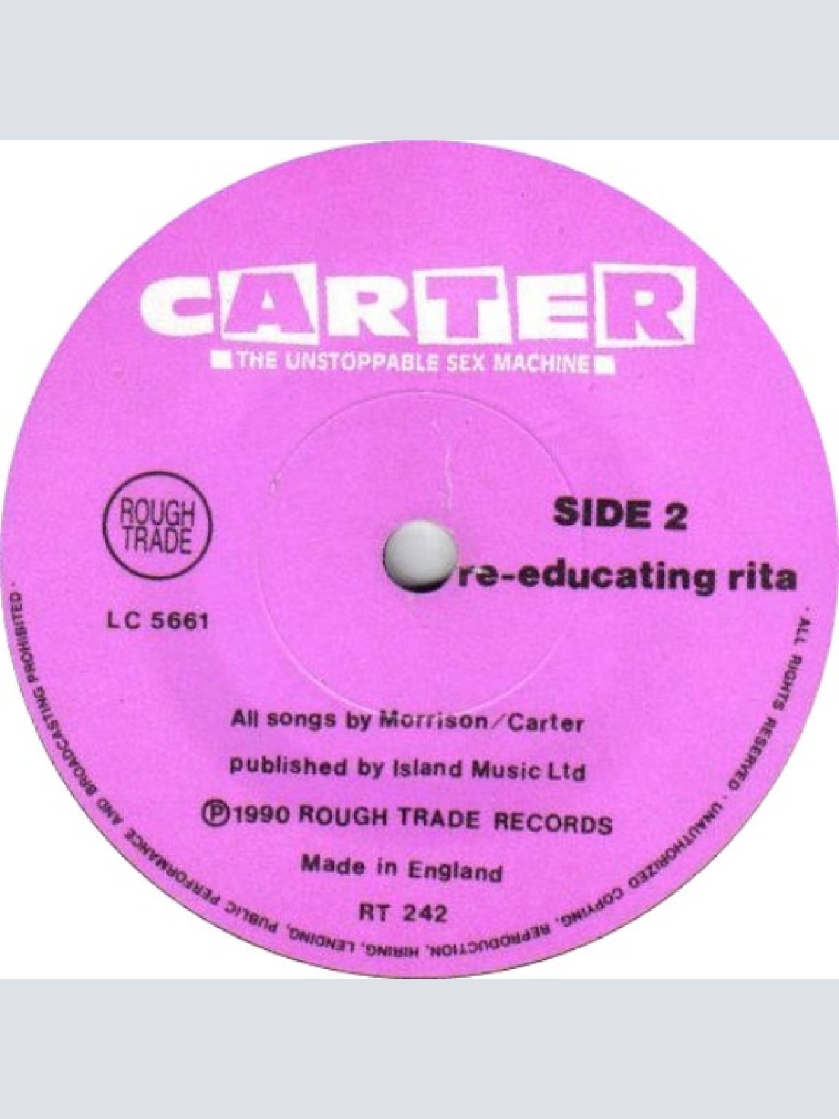 Vinyl / Carter The Unstoppable Sex Machine - Anytime Anyplace Anywhere