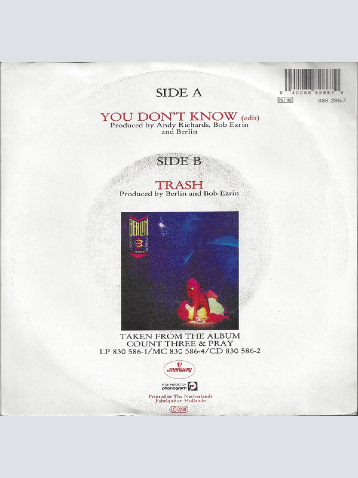 Vinyl / Berlin - You Don't Know