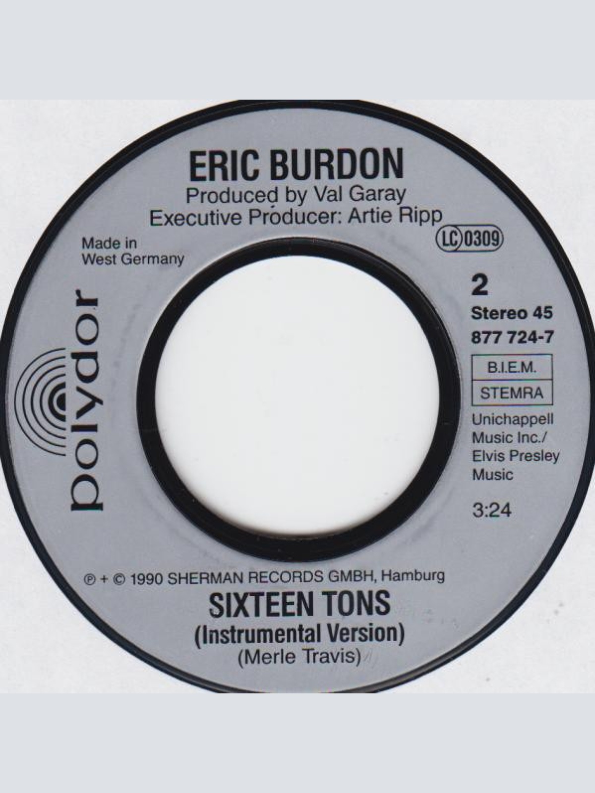 Vinyl / Eric Burdon - Sixteen Tons