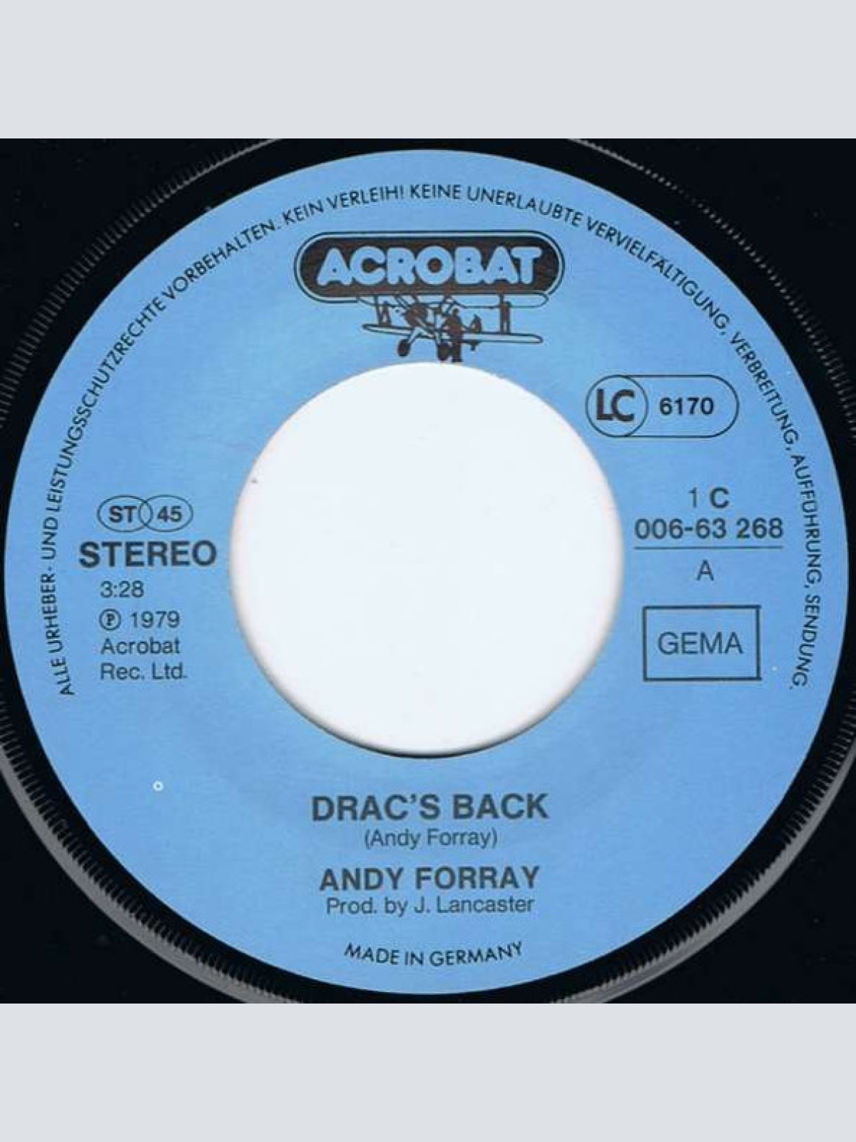 Vinyl / Andy Forray - Drac's Back