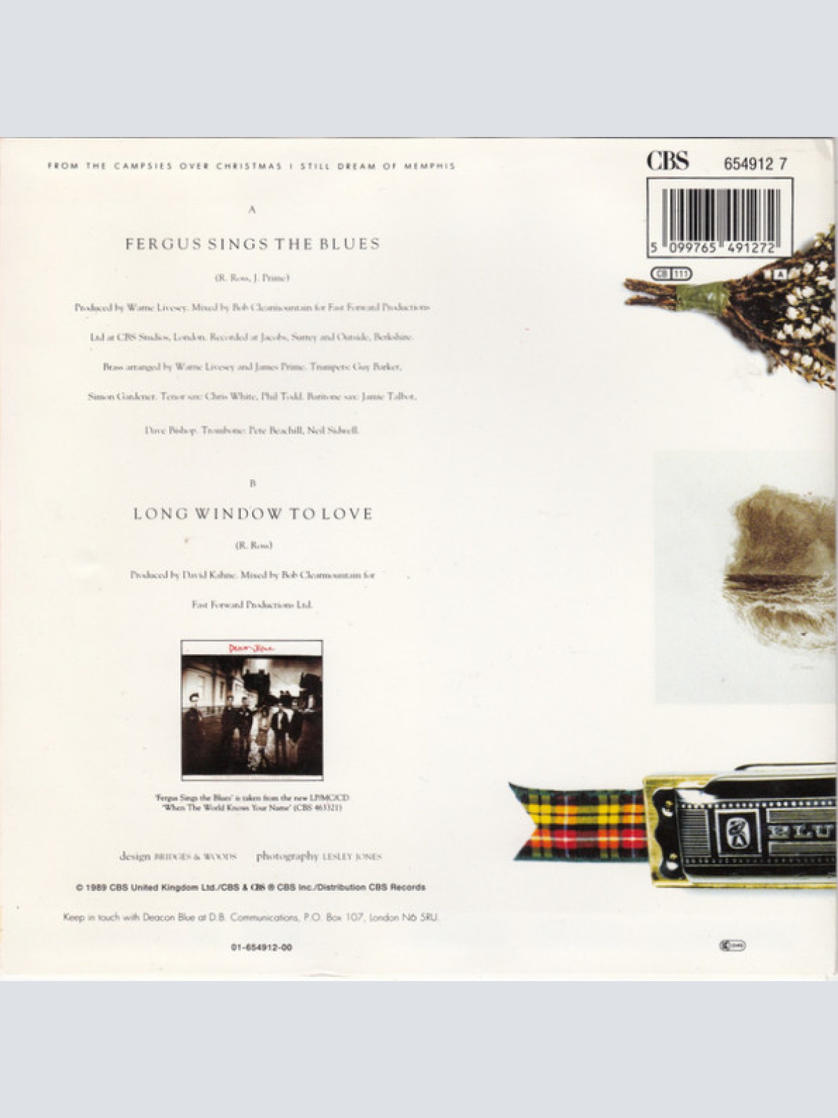 Vinyl / Deacon Blue - Fergus Sings The Blues