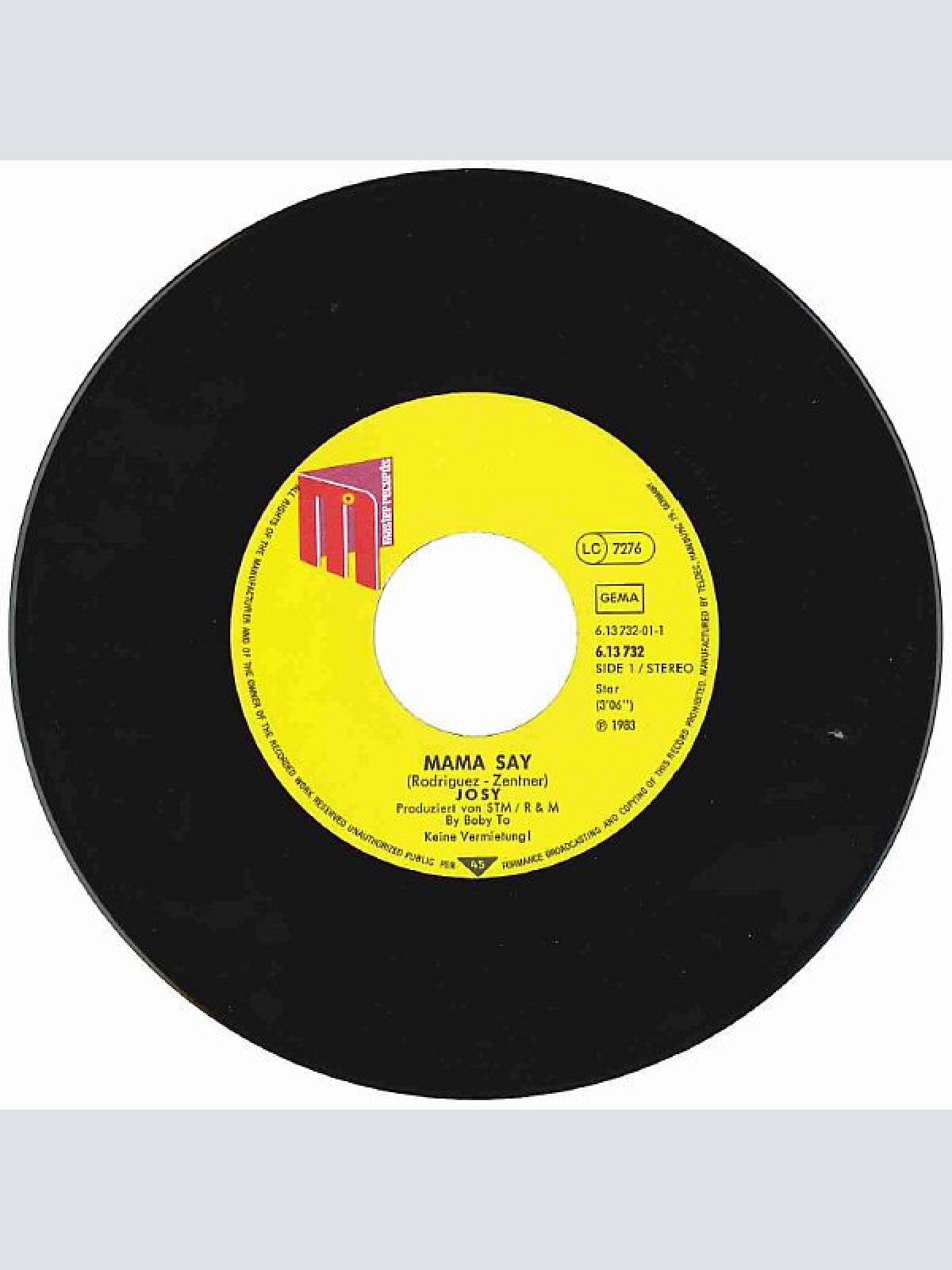 Vinyl / Josy - Mama Say