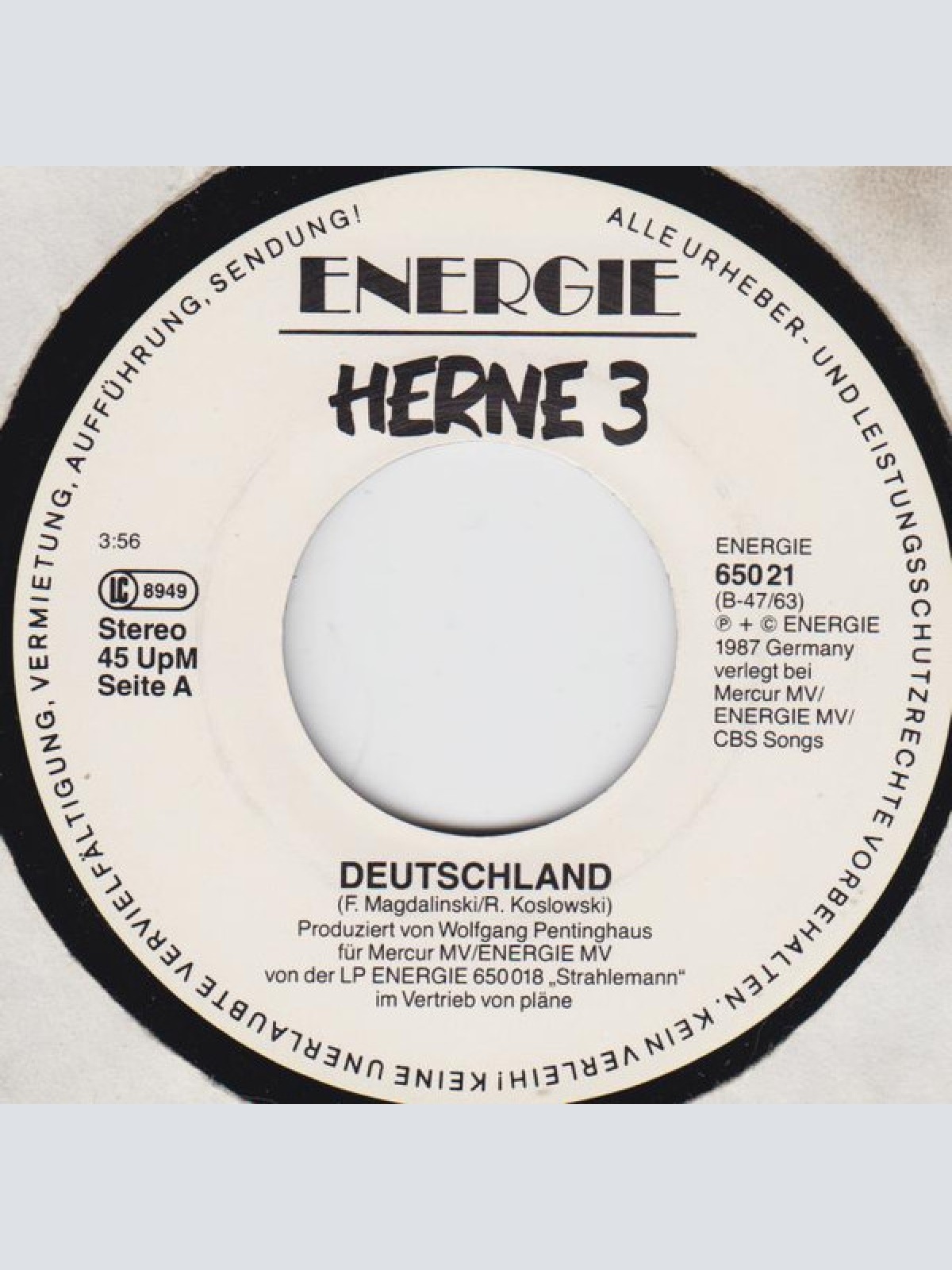 Vinyl / Herne 3 - Deutschland