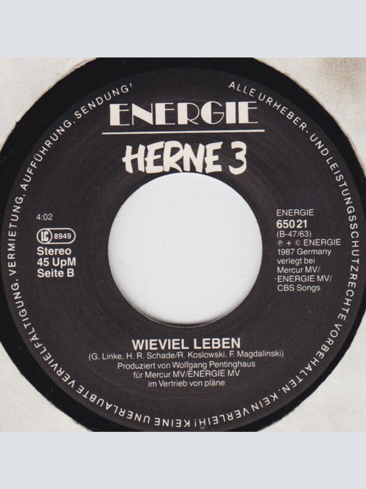 Vinyl / Herne 3 - Deutschland