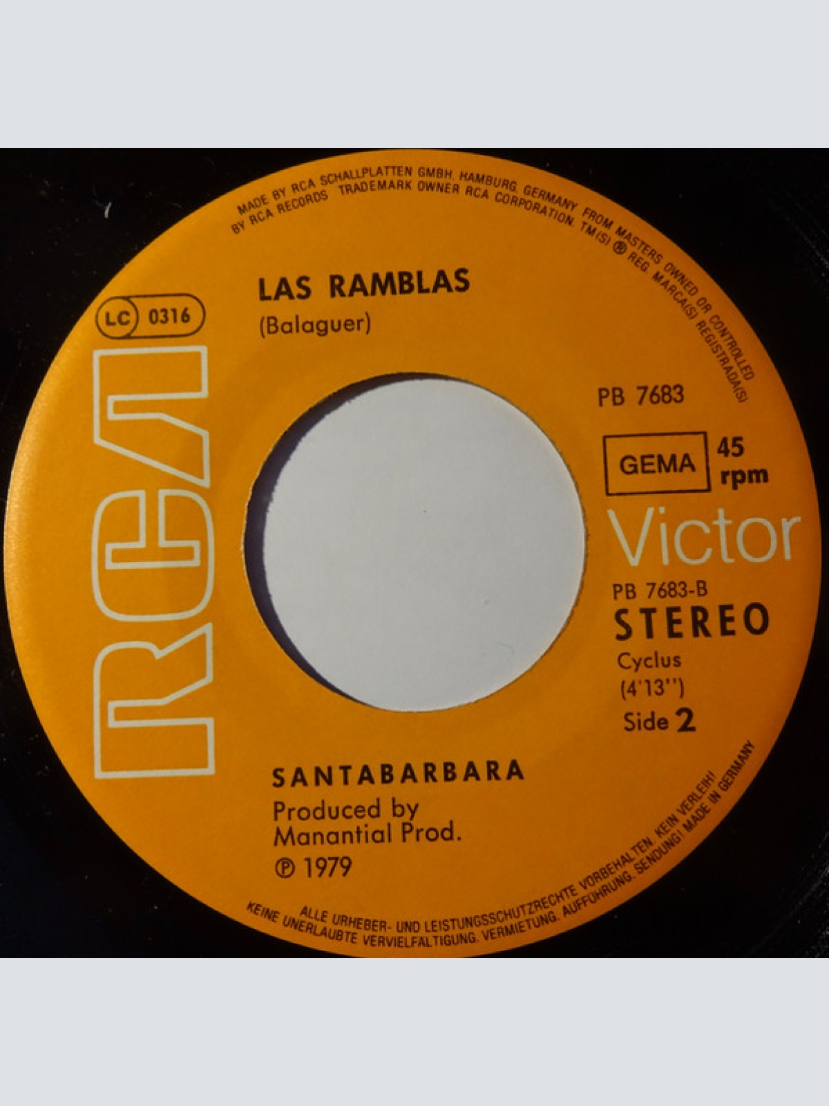 Vinyl / Santabarbara - Regreso Junto A Ti