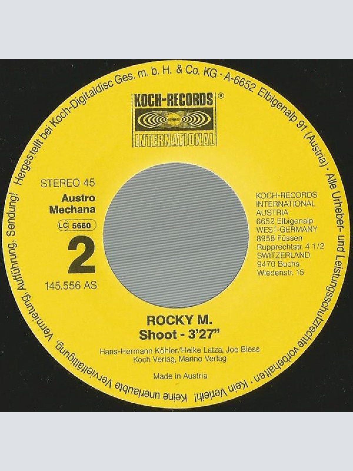 Vinyl / Rocky M - Rokoko / Shoot