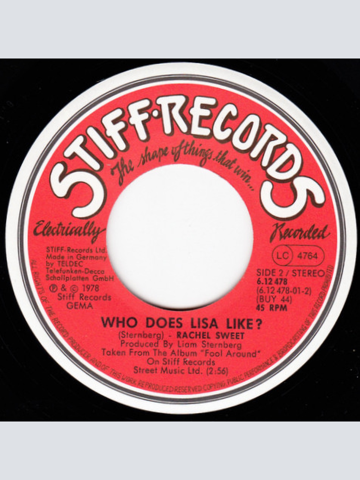 Vinyl / Rachel Sweet - I Go To Pieces