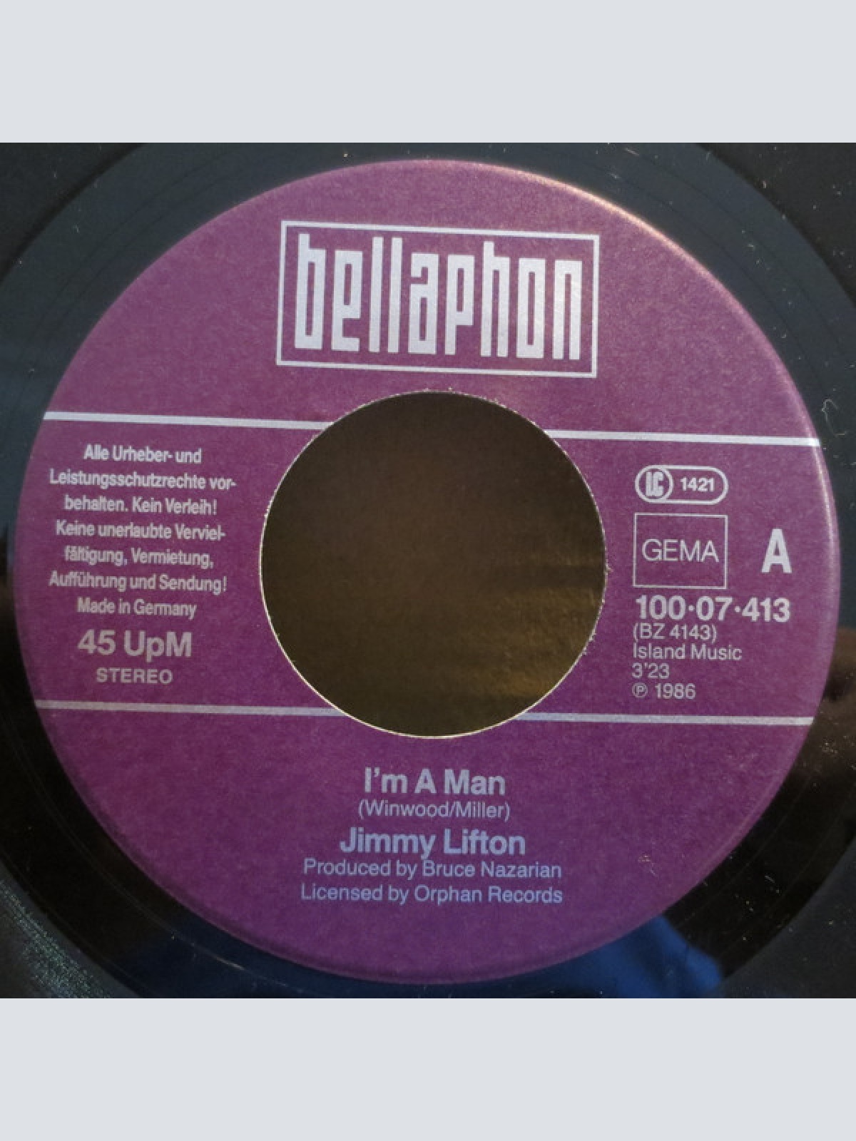 Vinyl / Jimmy Lifton - I'm A Man