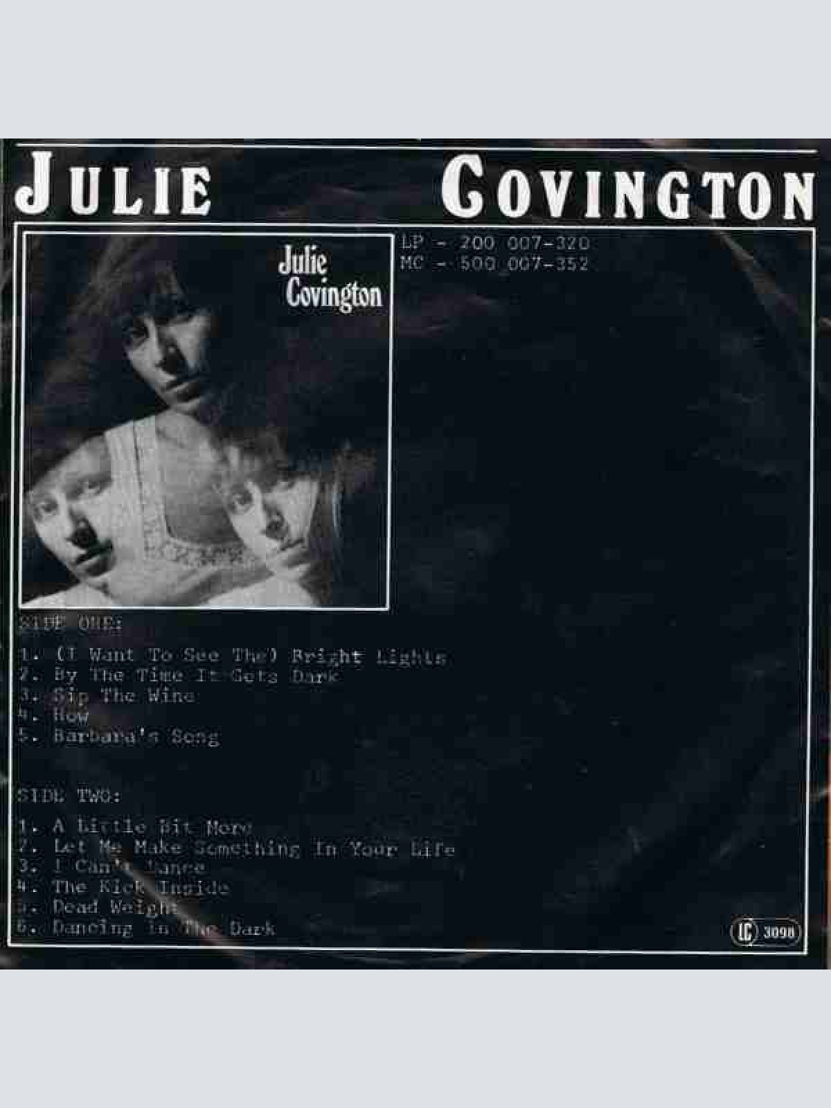 Vinyl / Julie Covington - (I Want To See The) Bright Lights