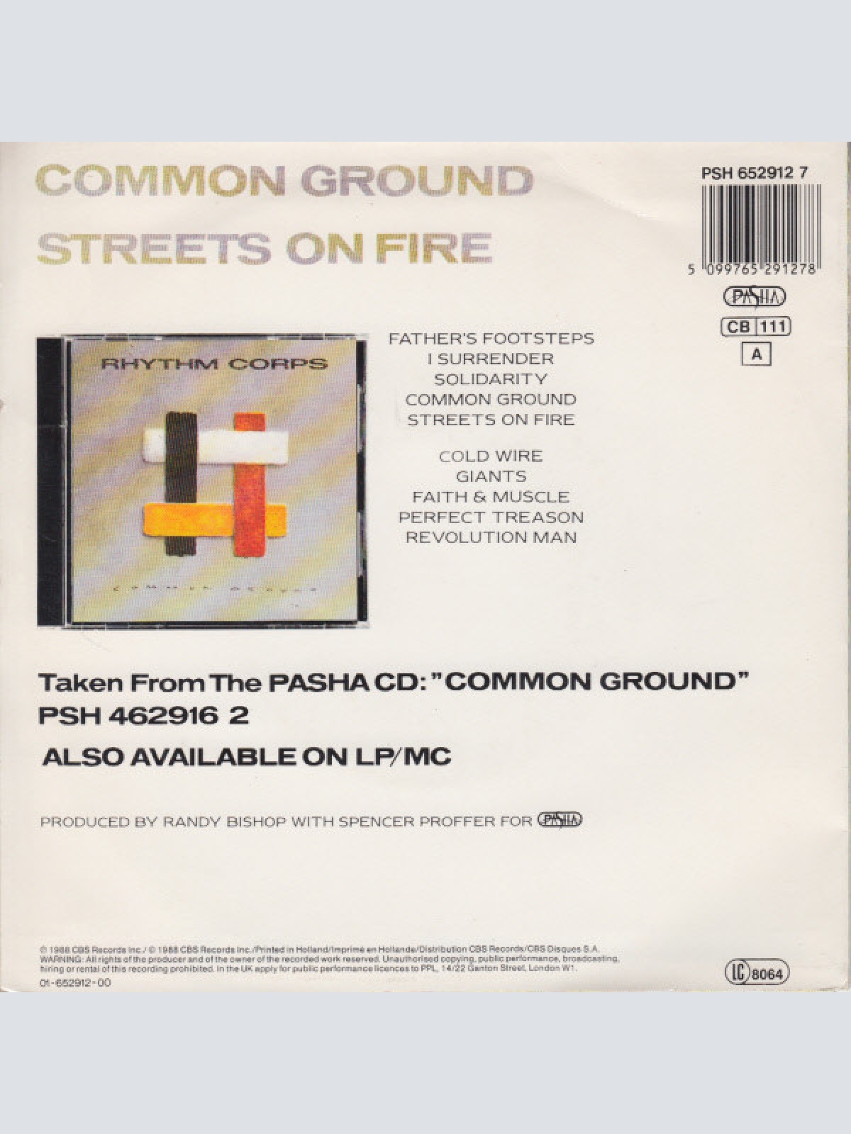 Vinyl / Rhythm Corps - Common Ground