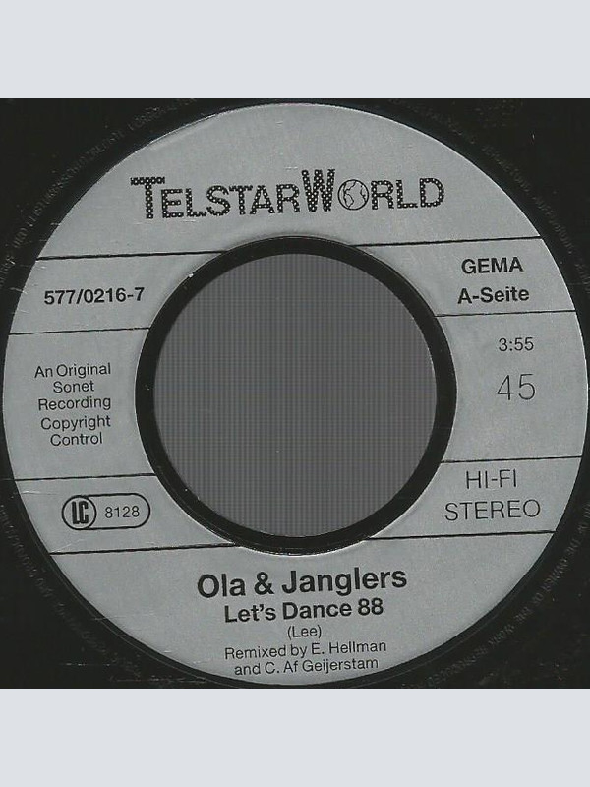 Vinyl / Ola & The Janglers - Let's Dance 88