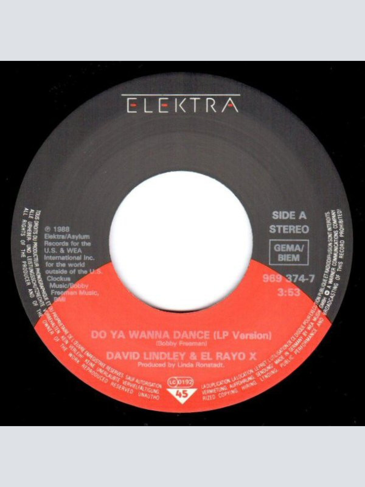 Vinyl / David Lindley & El Rayo-X* - Do Ya' Wanna Dance