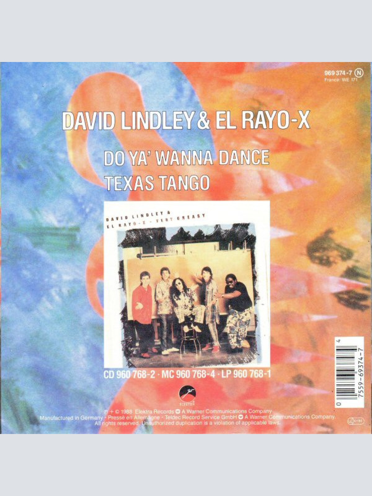 Vinyl / David Lindley & El Rayo-X* - Do Ya' Wanna Dance