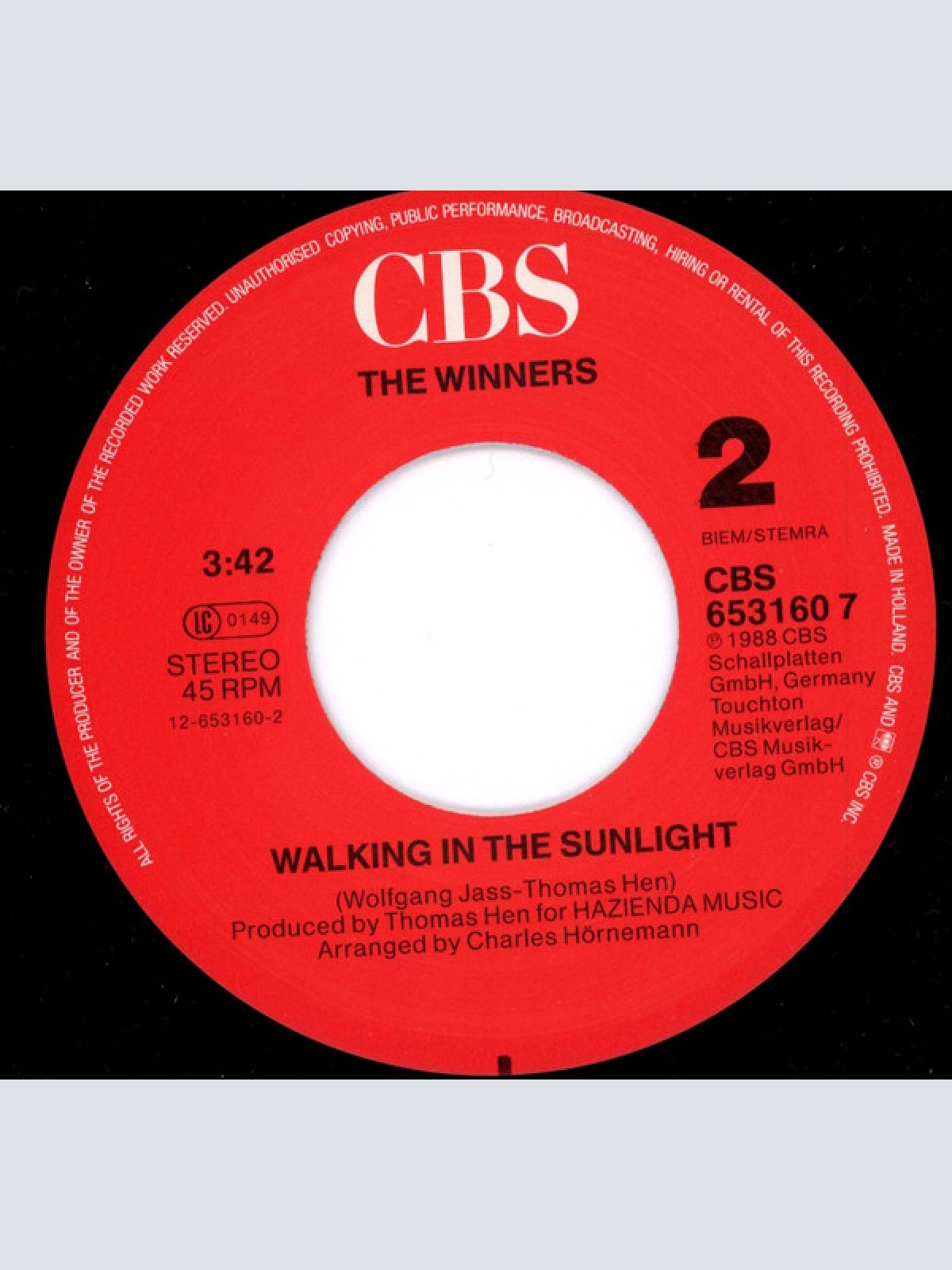 Vinyl / The Winners (4) - Rocky