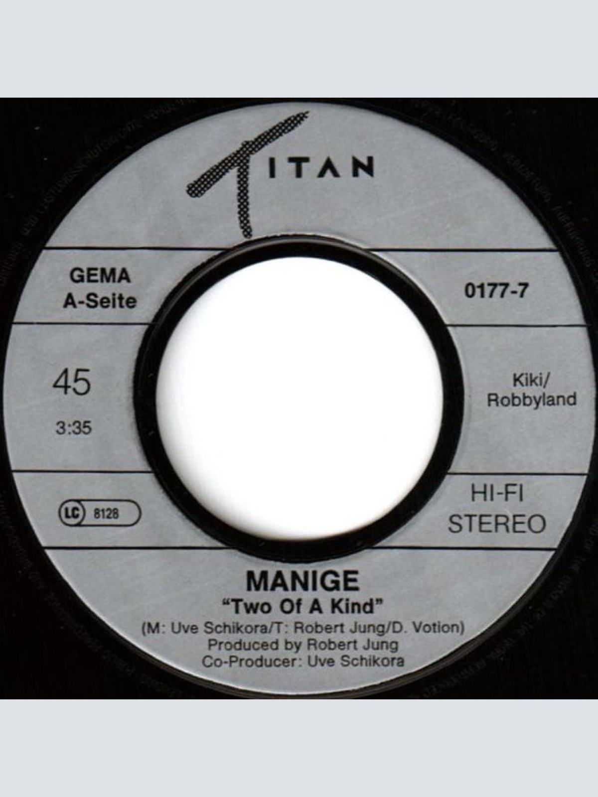 Vinyl / Manige - Two Of A Kind