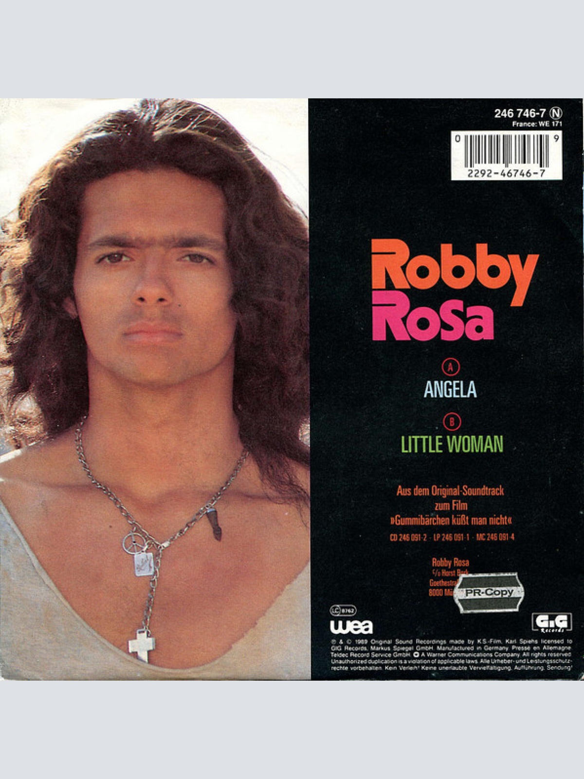 Vinyl / Robby Rosa* - Angela