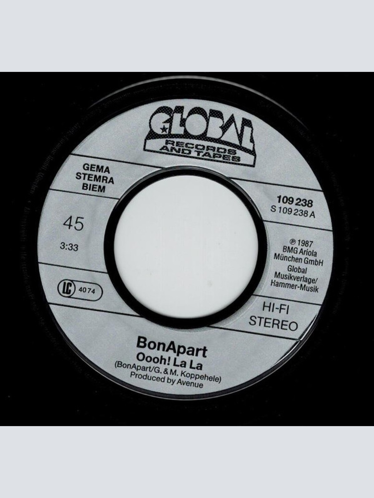 Vinyl / BonApart (2) - Oooh! La La