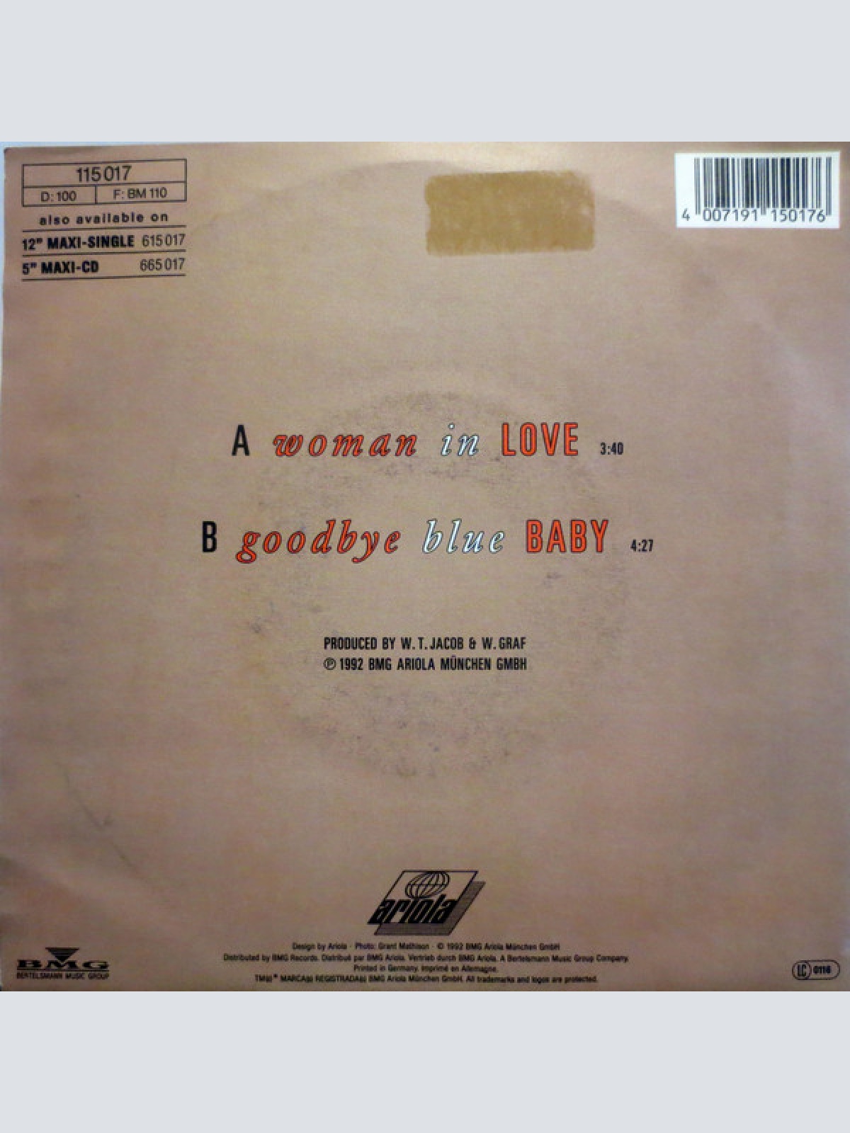 Vinyl / Mike Linney - Woman In Love