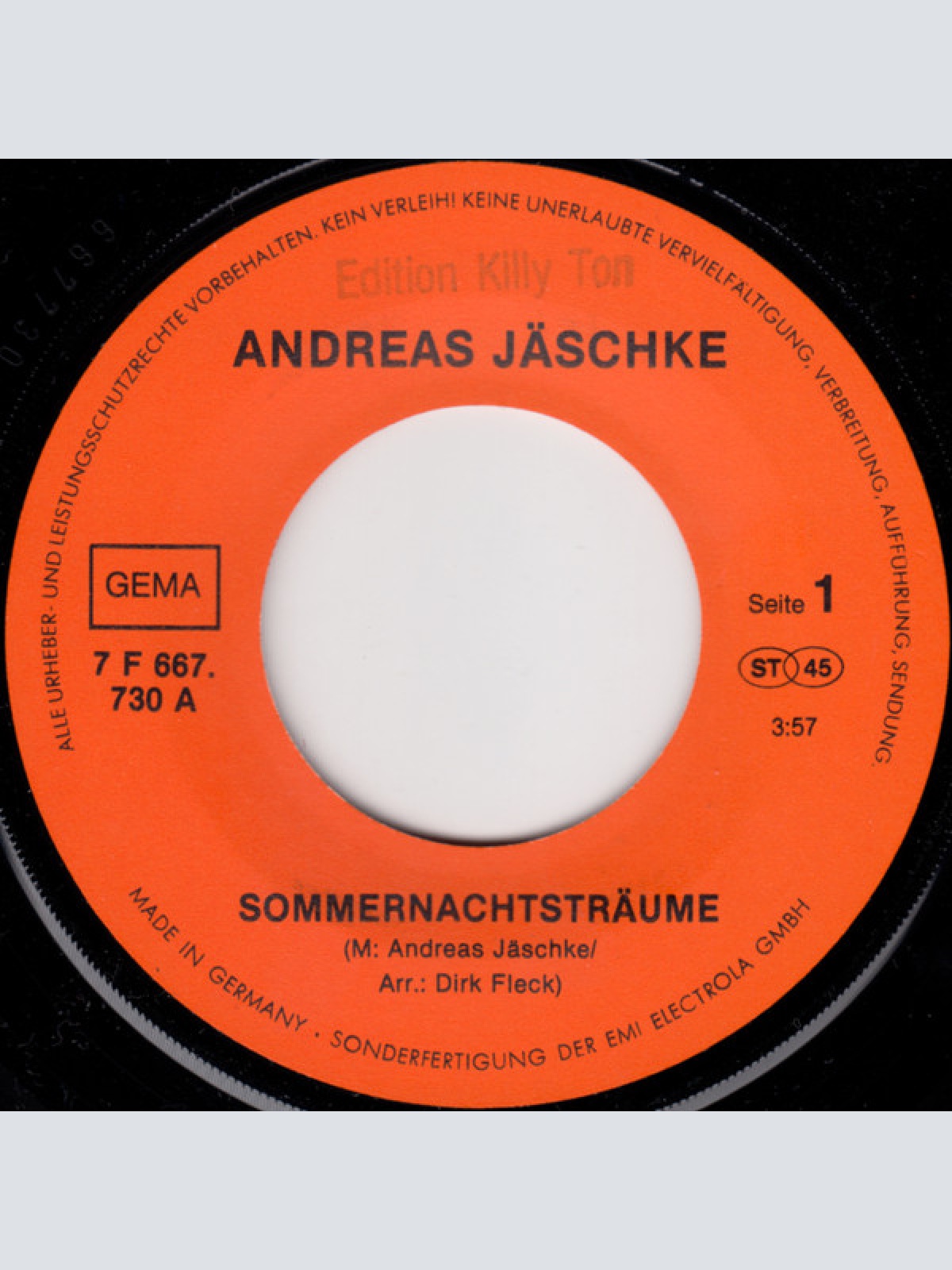 Vinyl / Andreas Jäschke - Sommerträume / Idyll