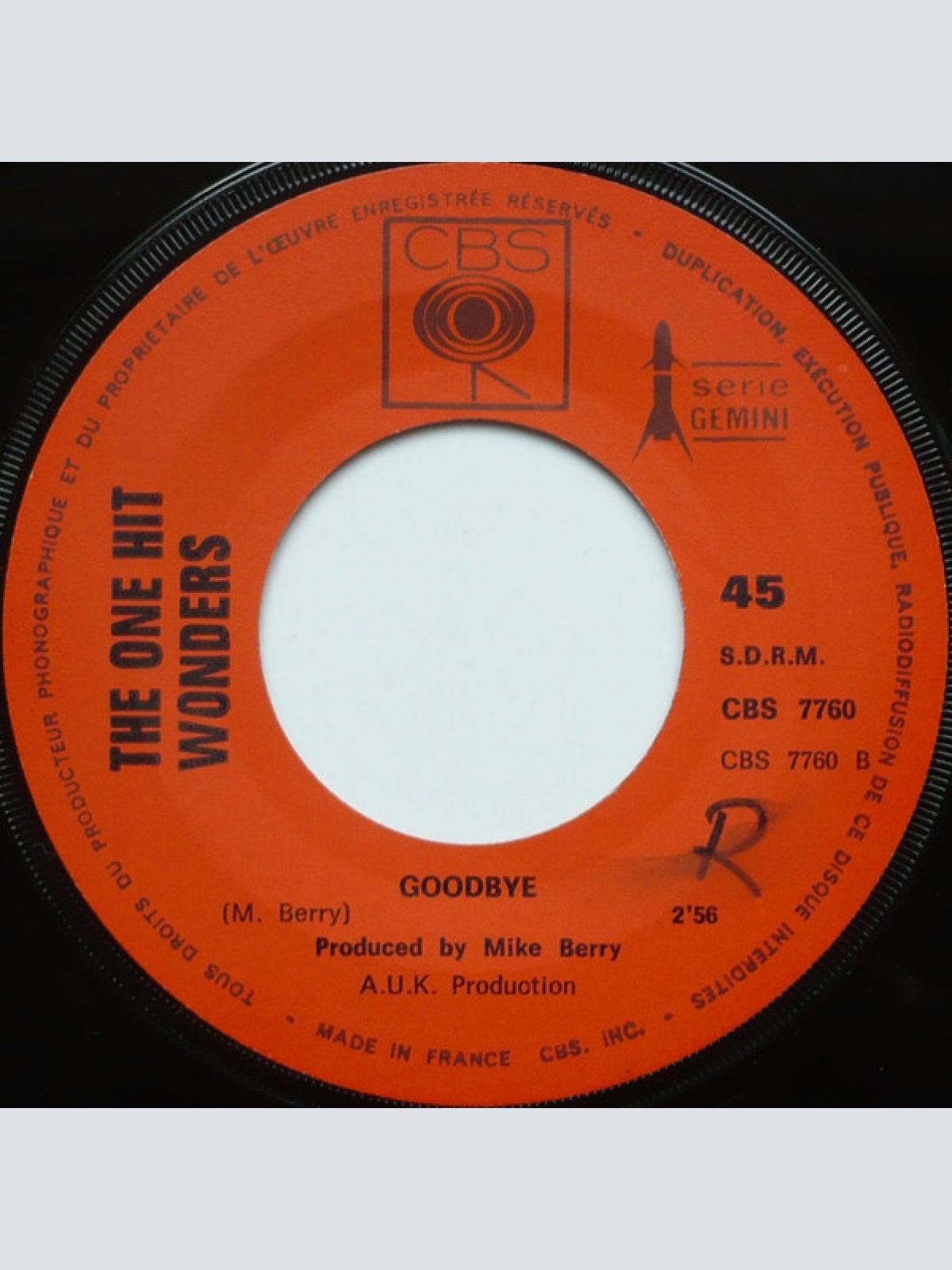 Vinyl / The One Hit Wonders - Hey Hey Jump Now / Goodbye