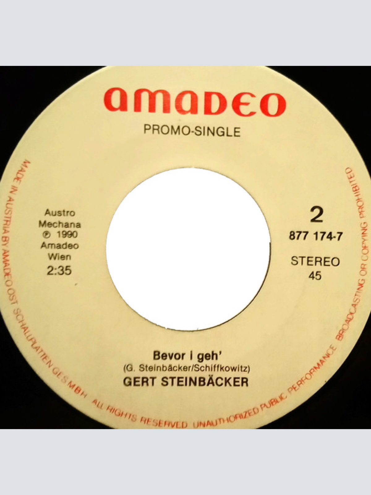 Vinyl / Steinbäcker* - Die Sunn Über'n Meer