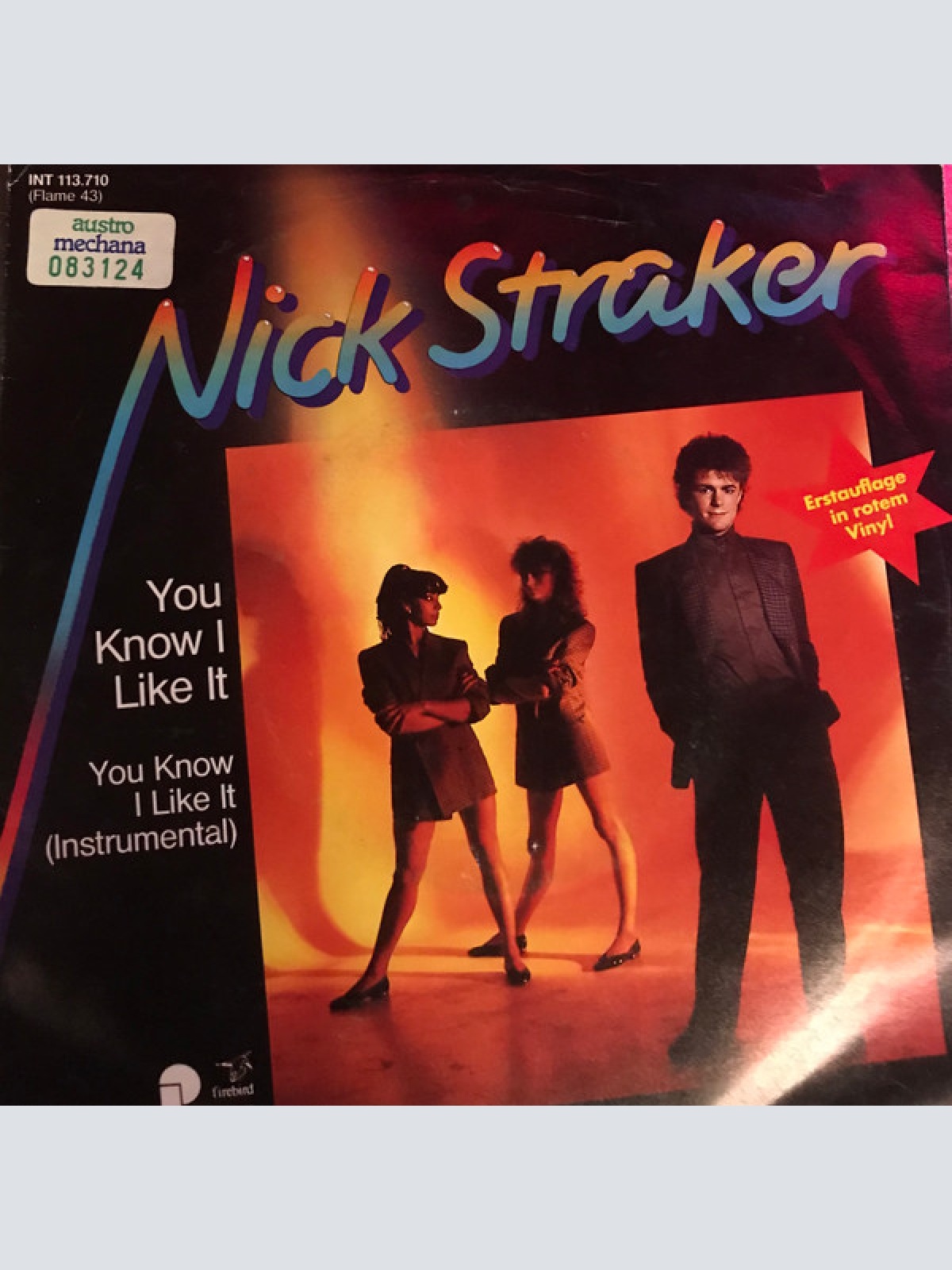 Vinyl / Nick Straker - You Know I Like It