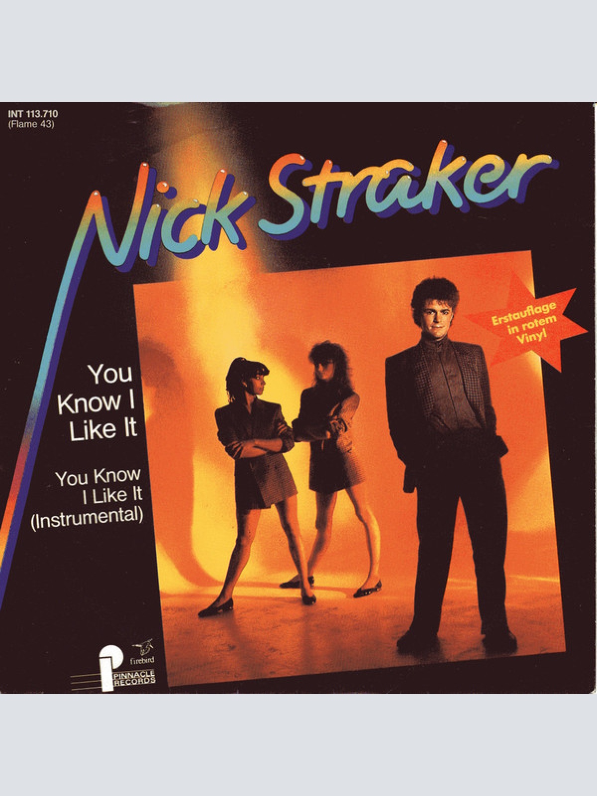 Vinyl / Nick Straker - You Know I Like It