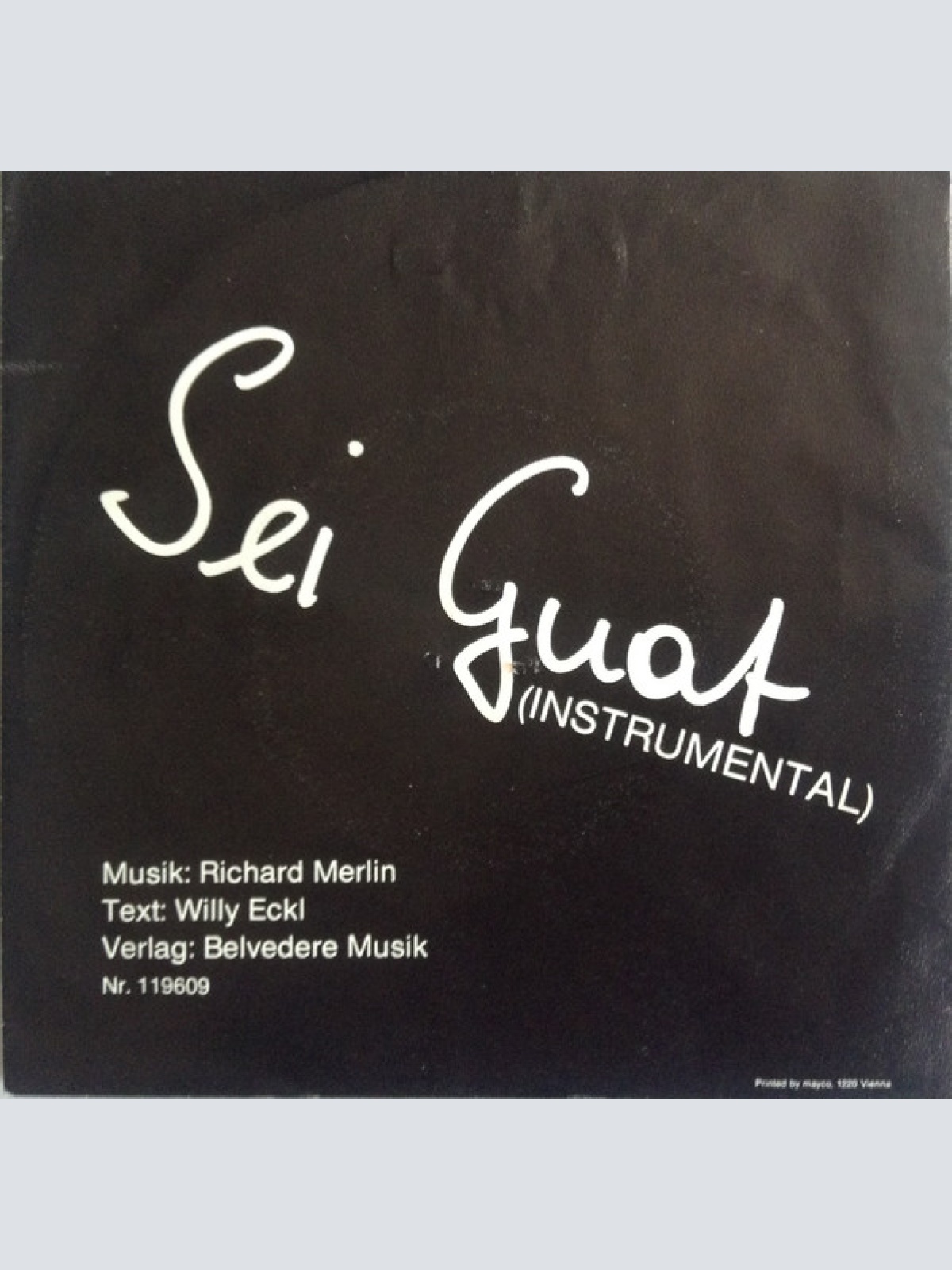 Vinyl / Hans Orsolics, Richard Merlin - Sei Guat