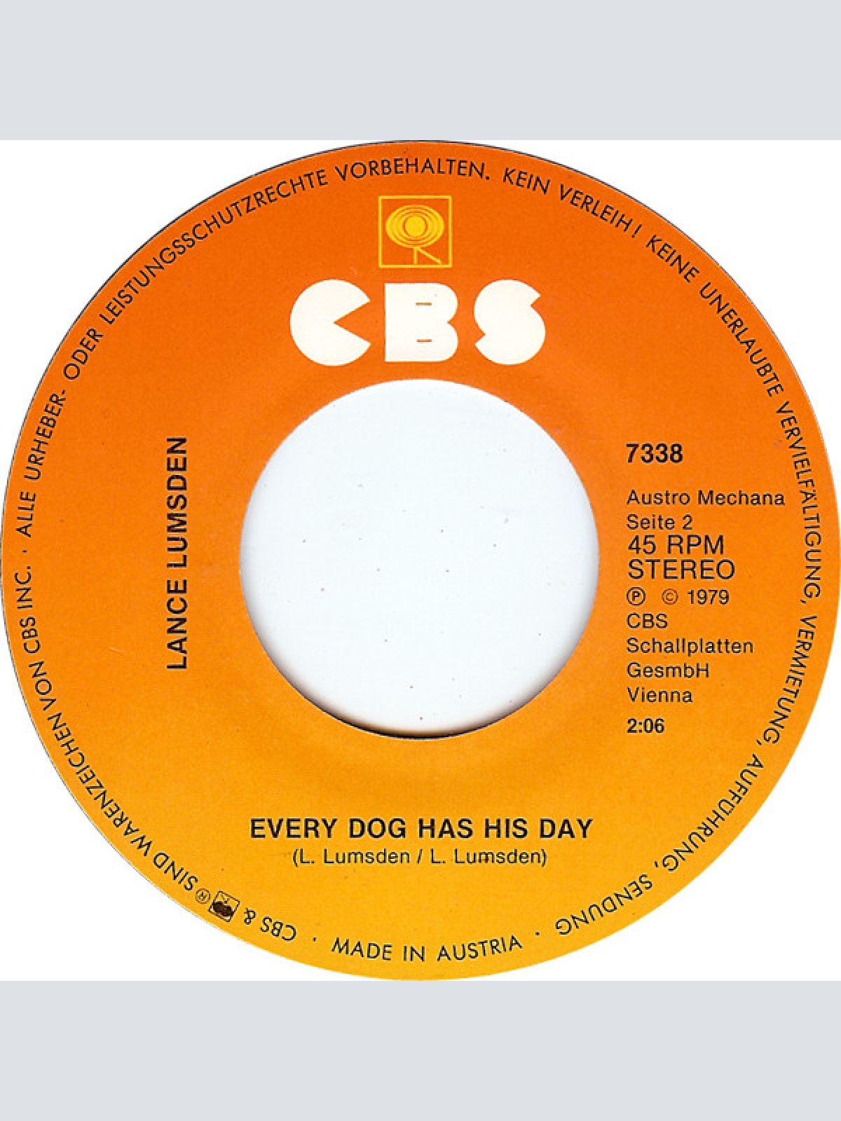 Vinyl / Lance Lumsden - Get Ready