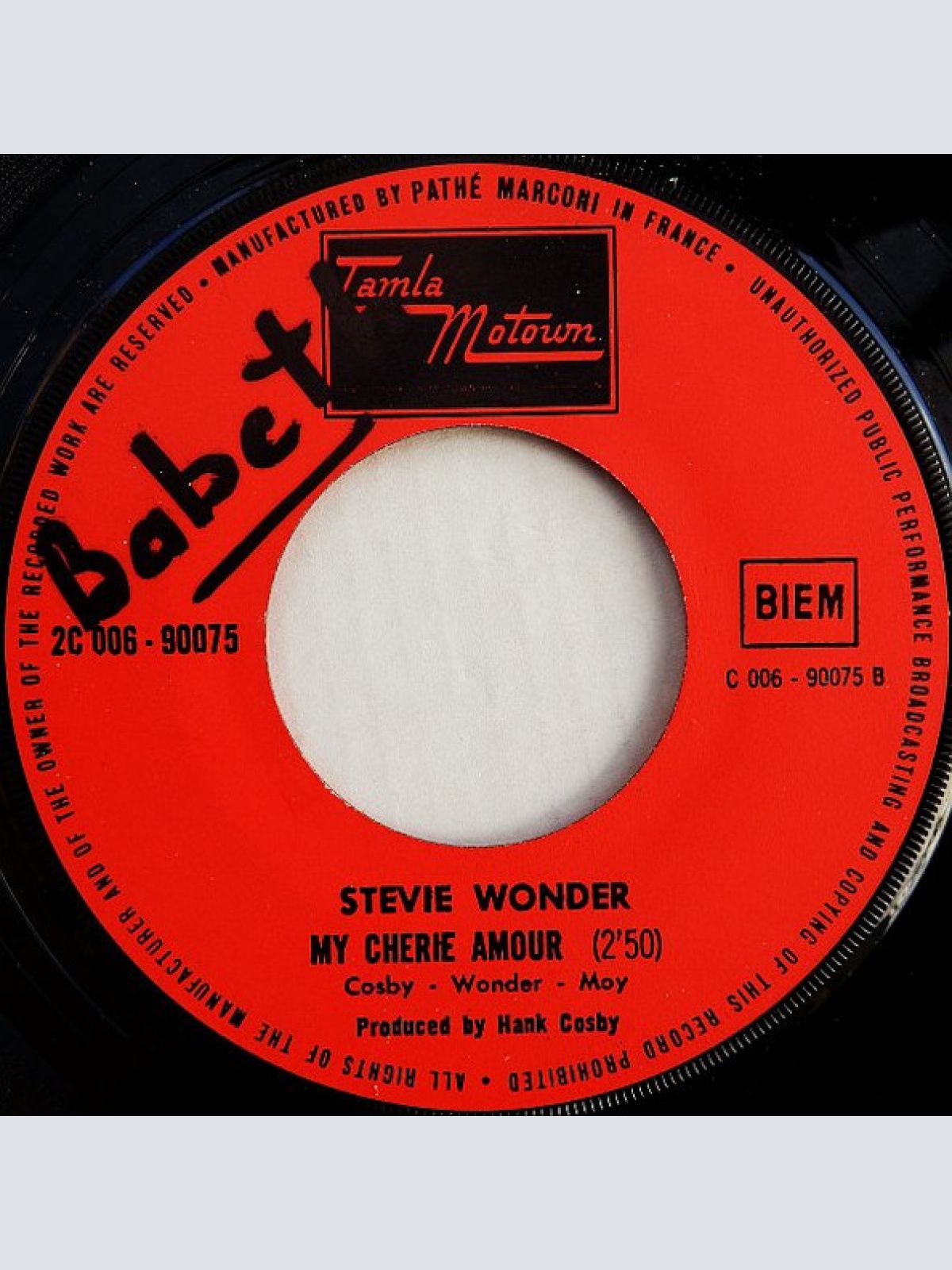 Vinyl / Stevie Wonder - I Don't Know Why / My Chérie Amour